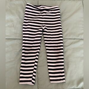 Monica + Andy Striped Black and White Leggings